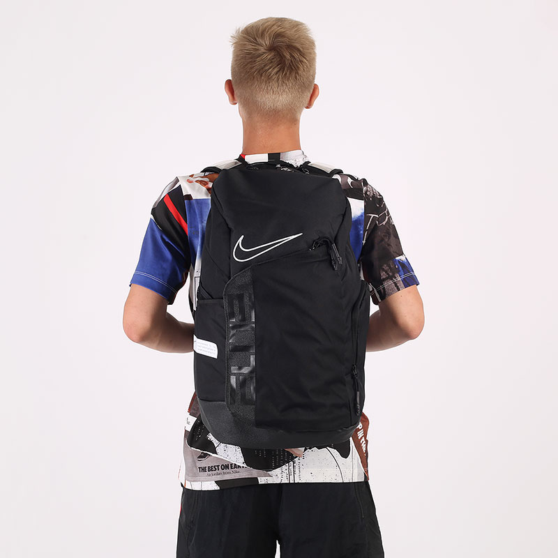 мужской черный рюкзак Nike Elite Pro Basketball Backpack 34L BA6164-010 - цена, описание, фото 2